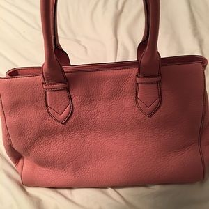 Cole haan double handle purse leather satchel